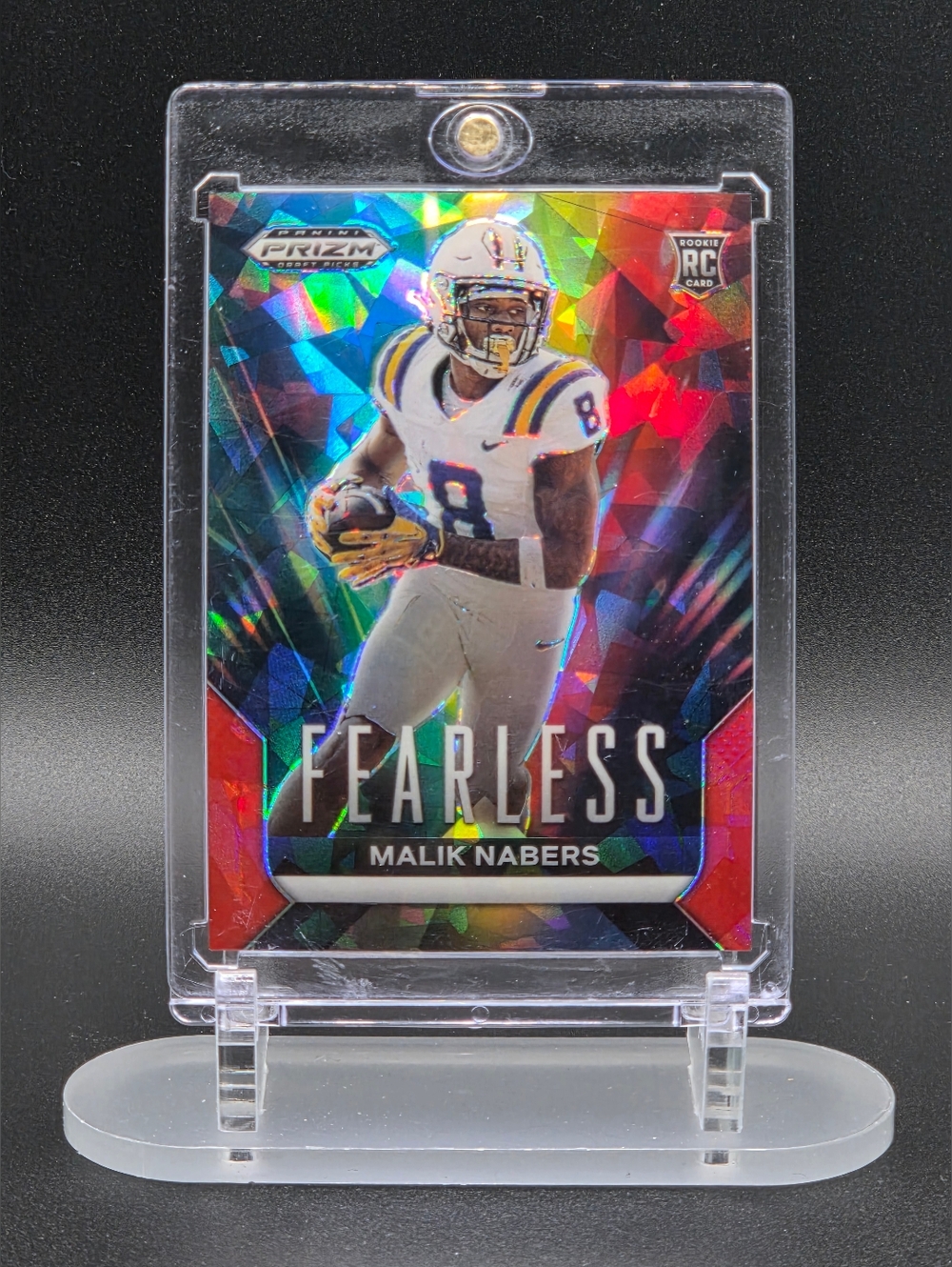 Malik Nabers 2024 Panini Prizm Draft Picks FEARLESS Rookie – LSU